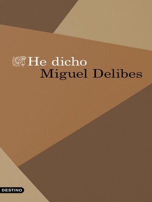 cover image of He dicho